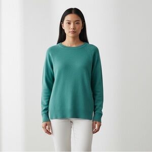 Talbots Blue Cashmere Sweater